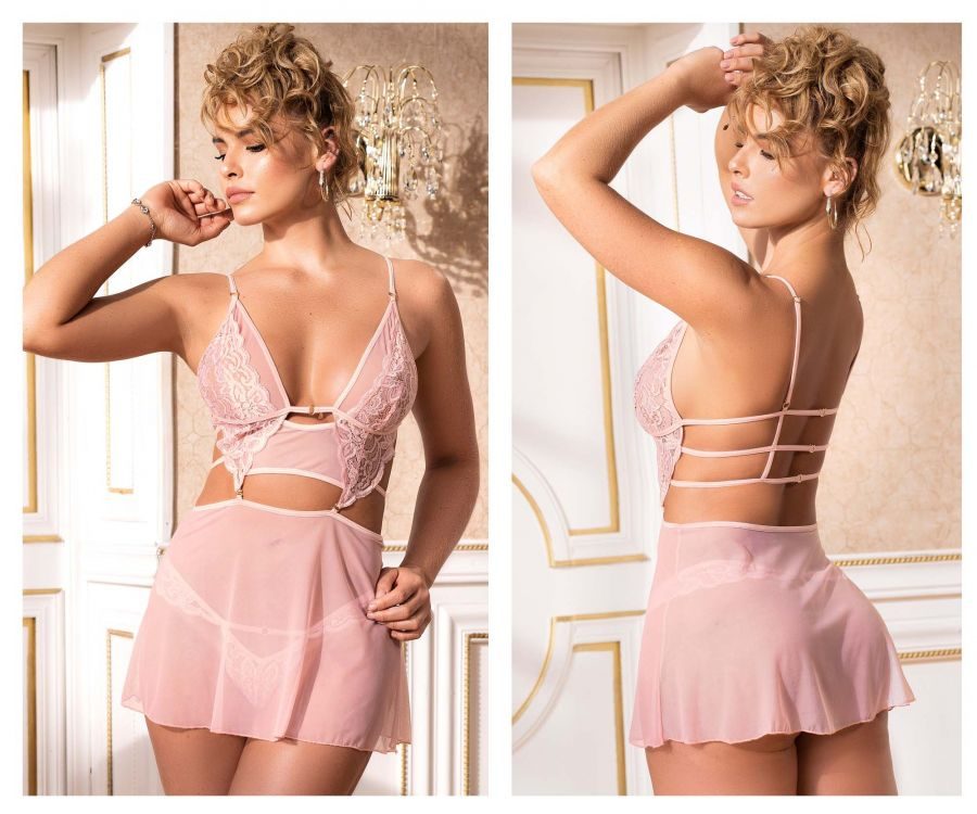 Mapale 7375 Babydoll and Two Piece Set