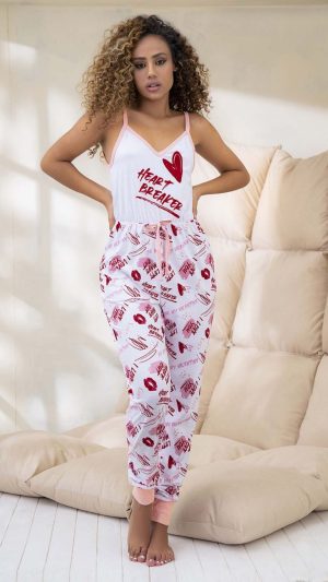 Playful Heartbreaker Valentine's Jumpsuit for Women
