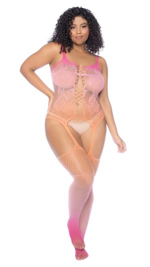 Mapale 1125X Floral Ombre Bodystocking